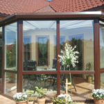 otwarty ogród zimowy dobudowka