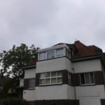 zadaszony taras na 2 piętrze