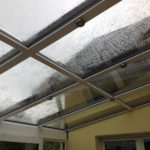 lampki led na zadaszeniu tarasu