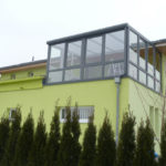 zadaszony taras na dachu