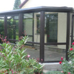 ogród zimowy przed wykończeniem podłogi