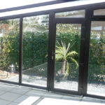 czarny ogród zimowy wykończeniówka