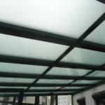 zadaszenie tarasu matowe pcv