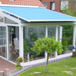 zielone zadaszenie tarasu