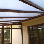 matowe zadaszenie tarasu