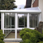 ogród zimowy mały z uchylnymi oknami